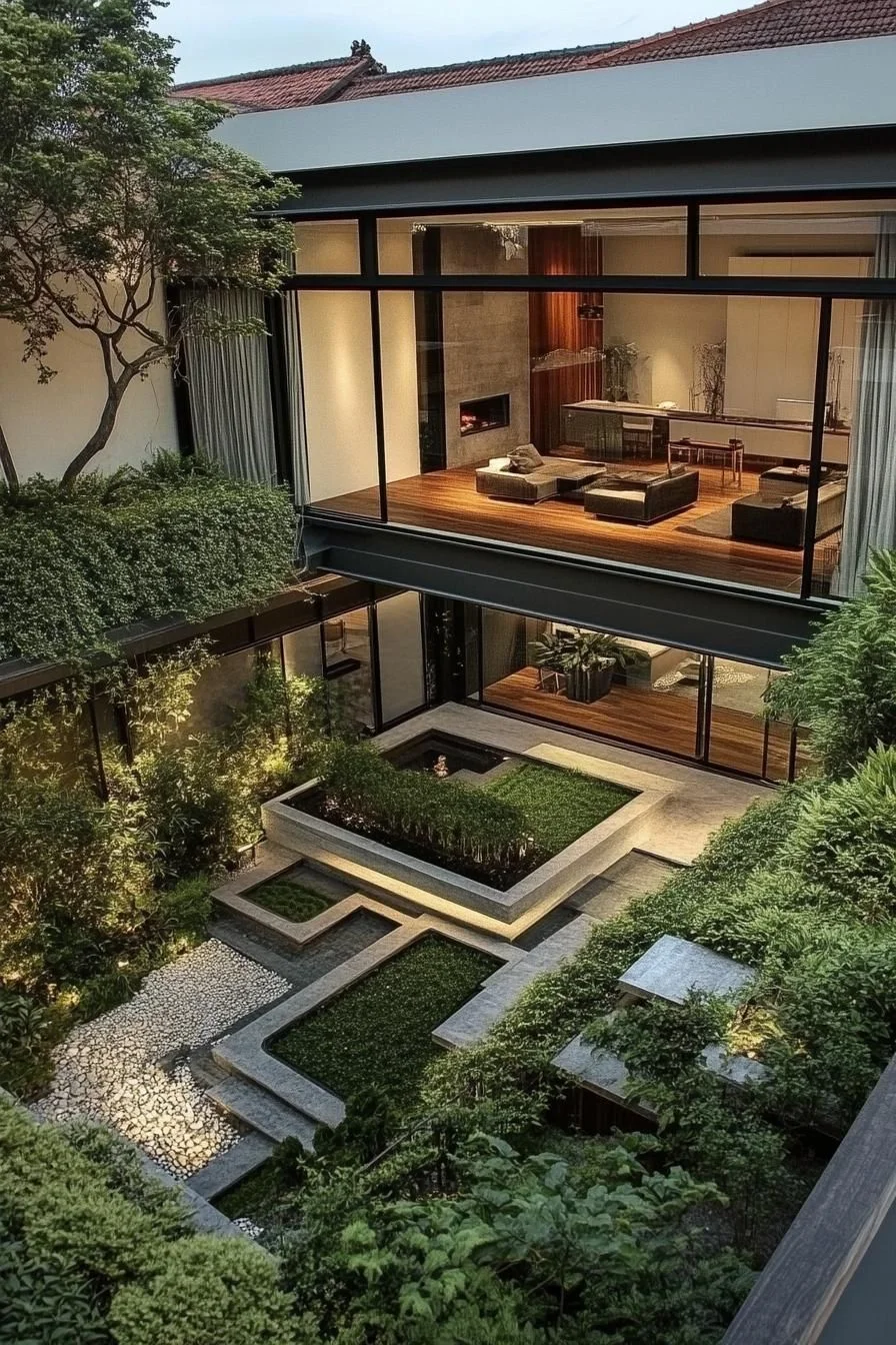 Contemporary Zen Rooftop Escape