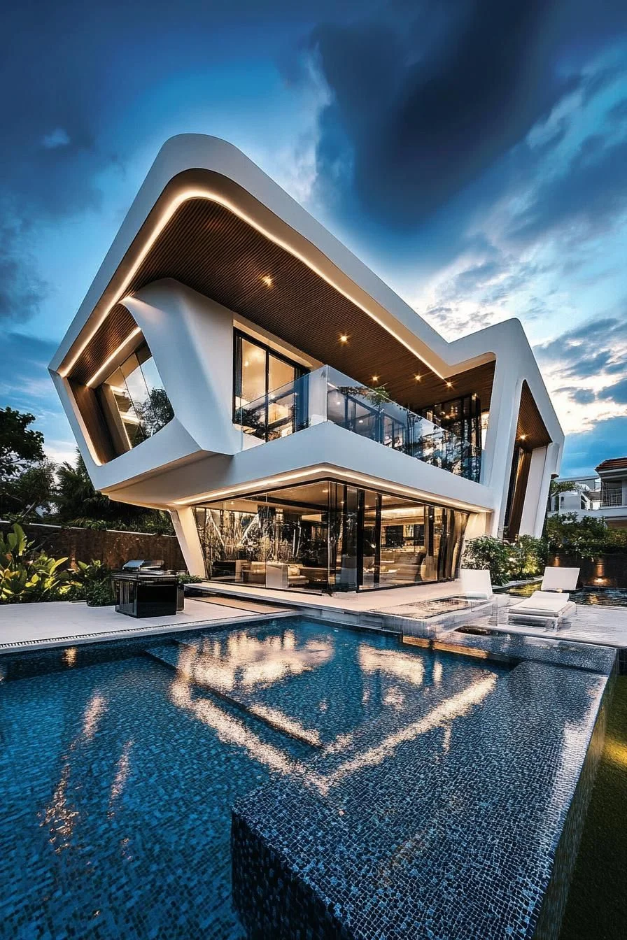 An Oasis of Futuristic Cubes