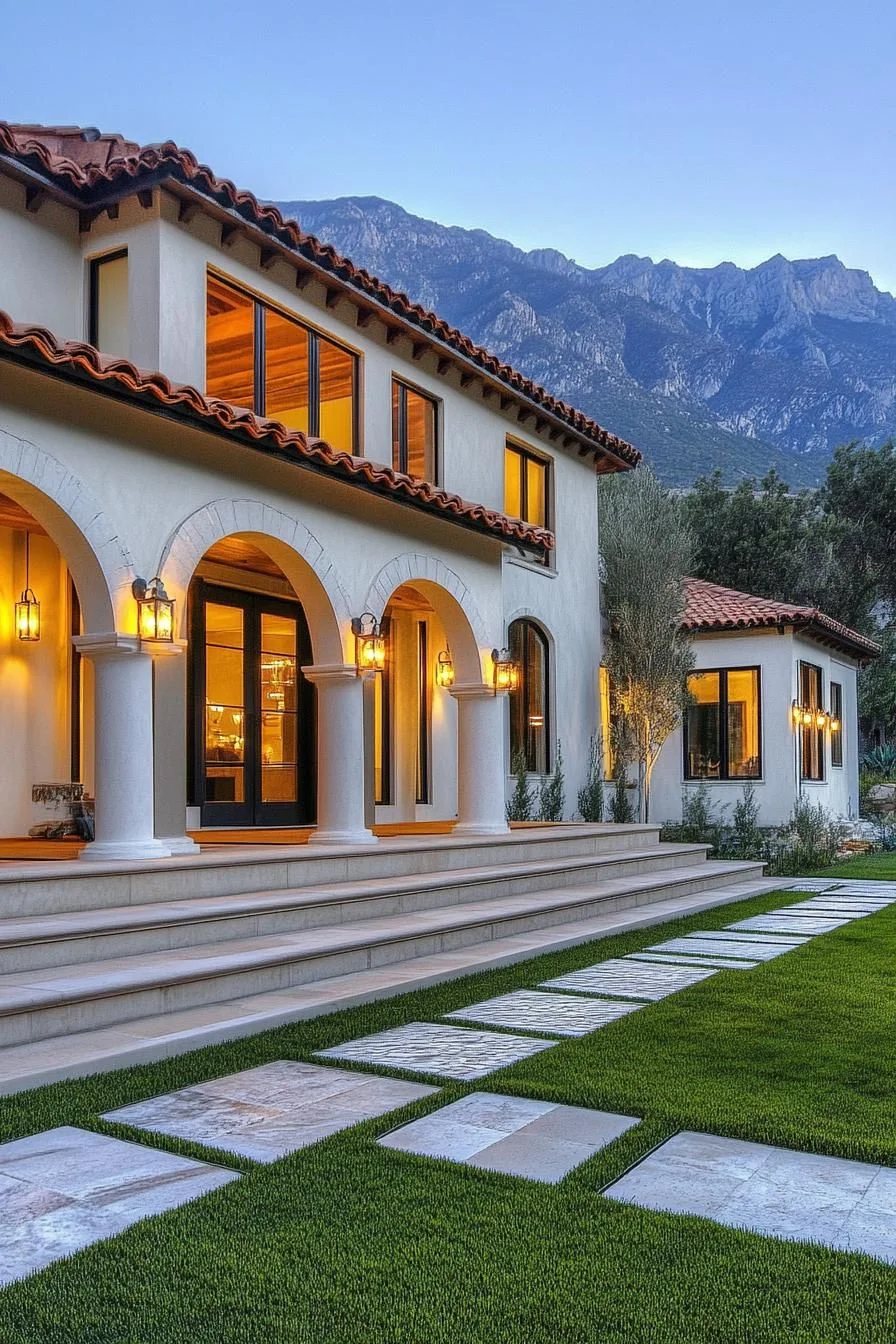Elegant Villa with Arched Details