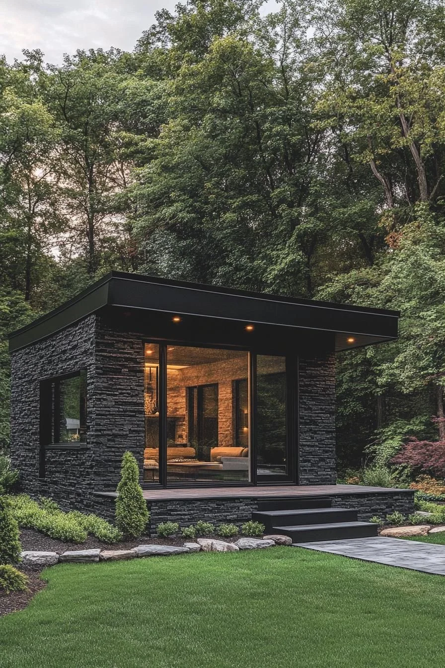 Chic Retreat in the Woodland