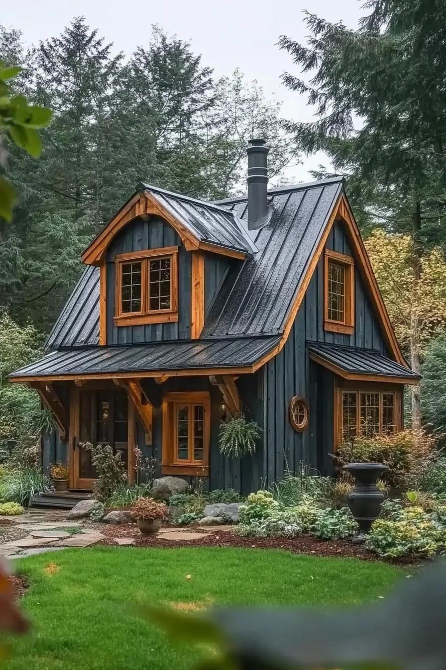A Small Cottage Set in Nature