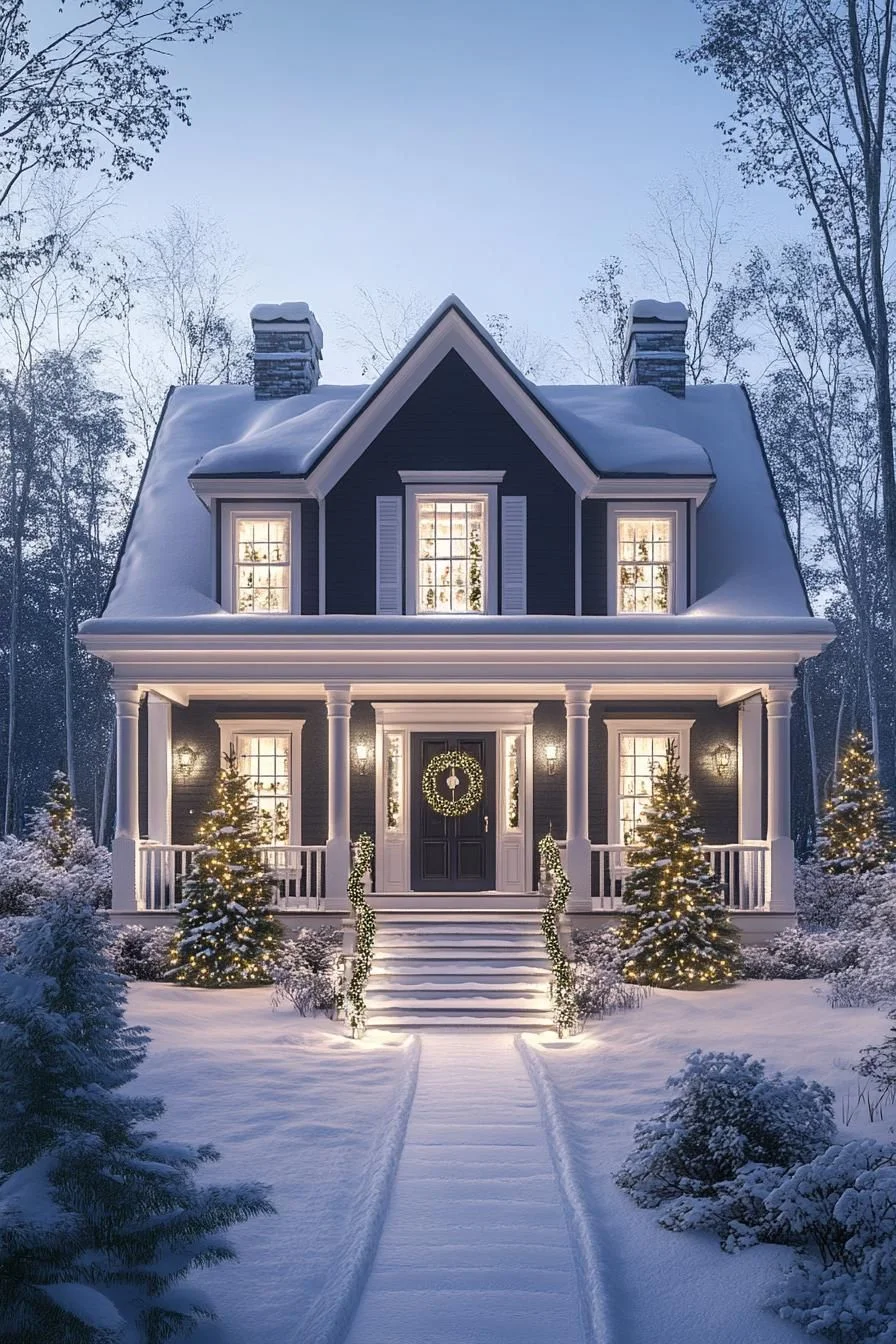 How This Christmas House Creates a Winter Wonderland