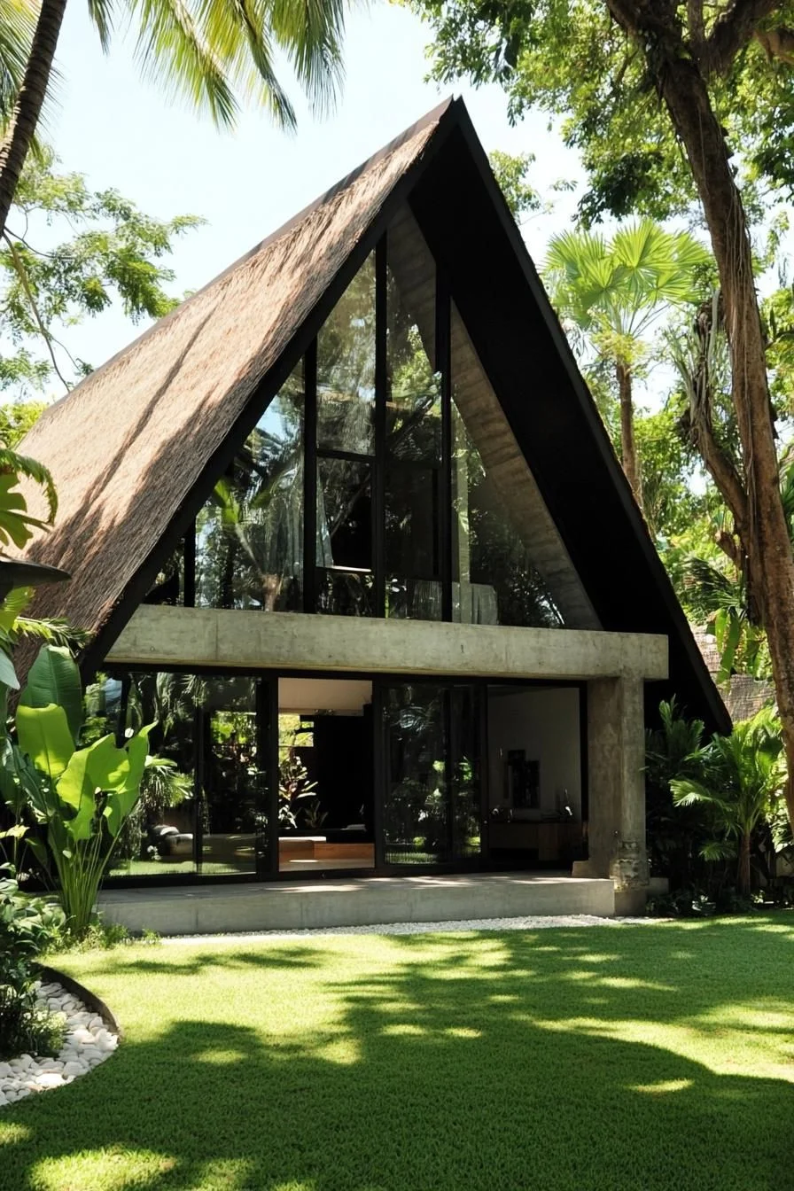 A-Frame Fantasy: Bali's Nature-Nestled Retreat