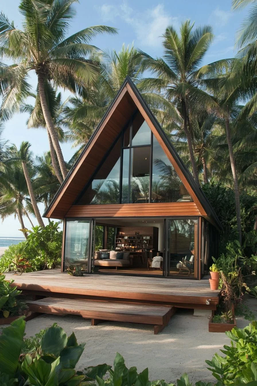 A-Frame House Near the Surf