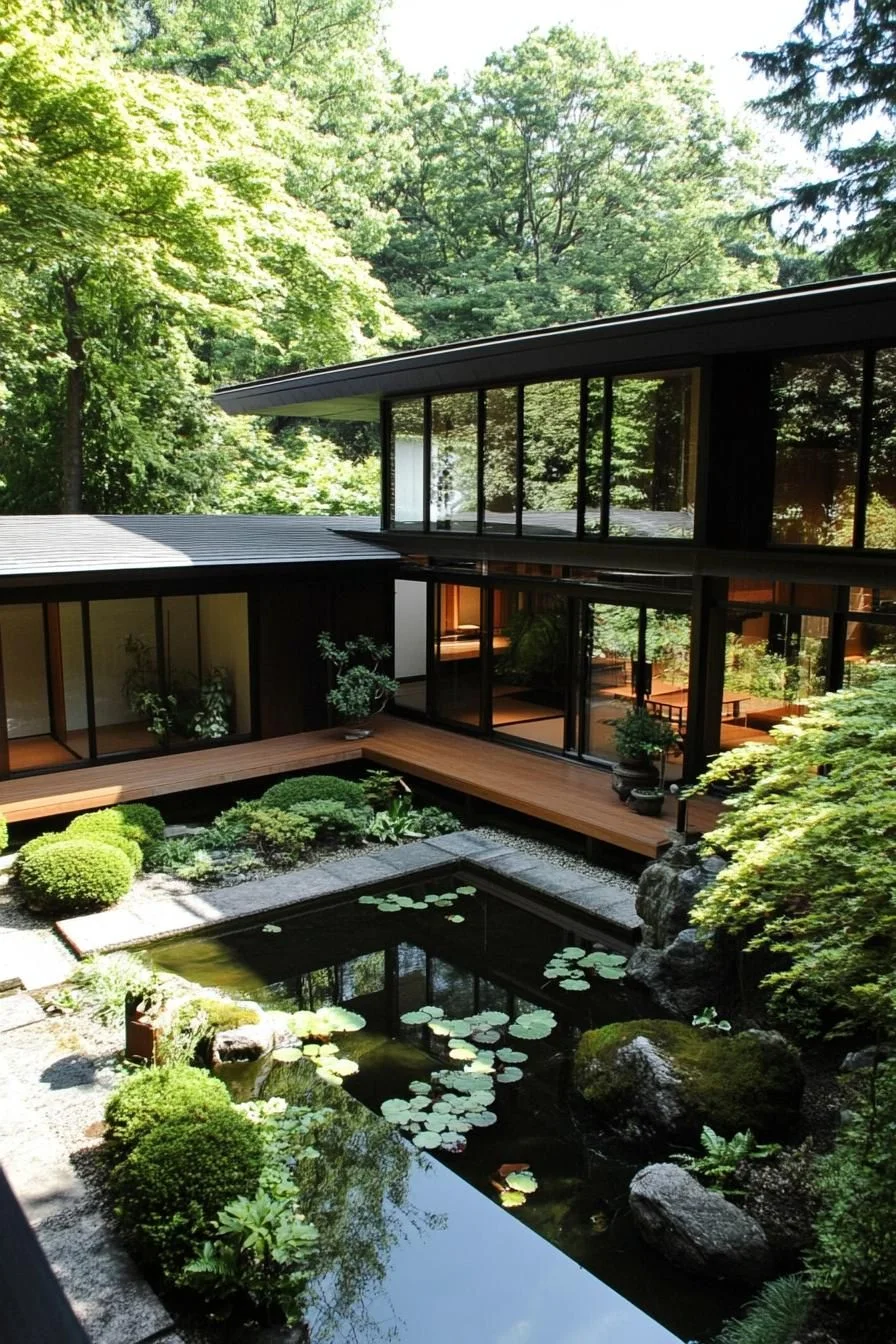 A Lily Pond That Mirrors the Sky