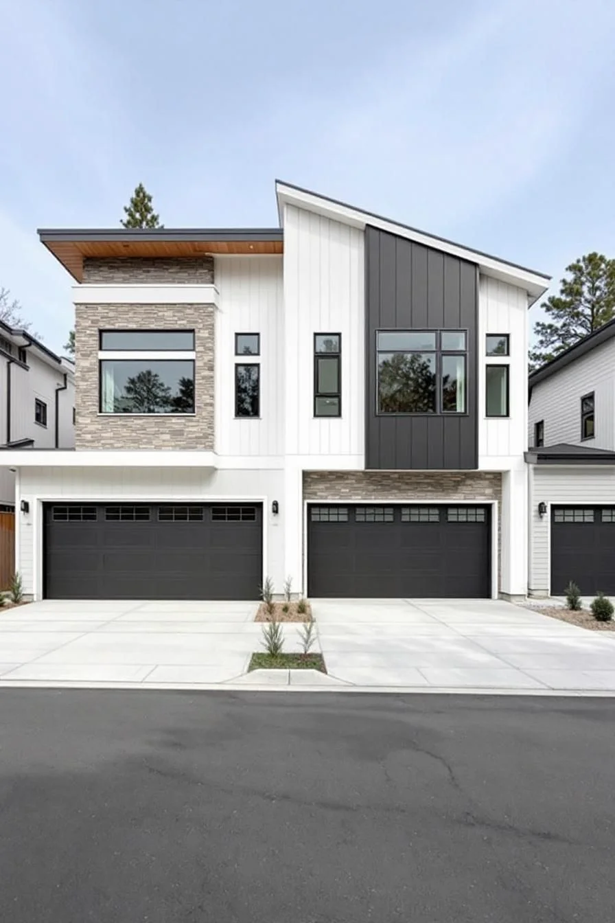 Serene Symmetrical Duplex Design