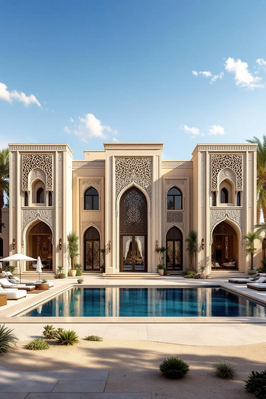Courtyard Style Beneath a Blue Sky