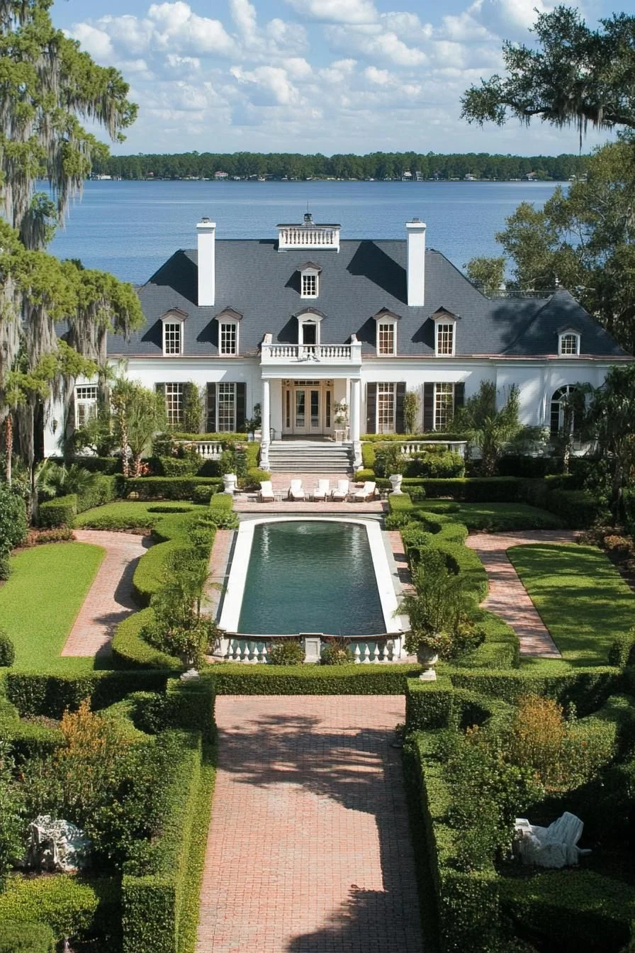 A Sweeping View by the Lake