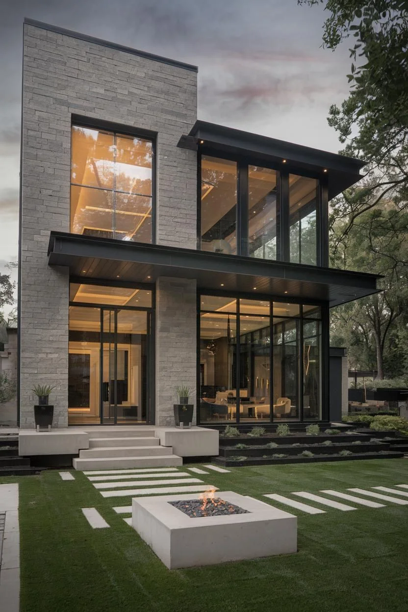 Modern Cube House With Natural Light