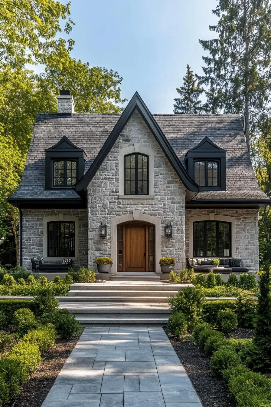 A Stone Cottage with Elegant Architecture