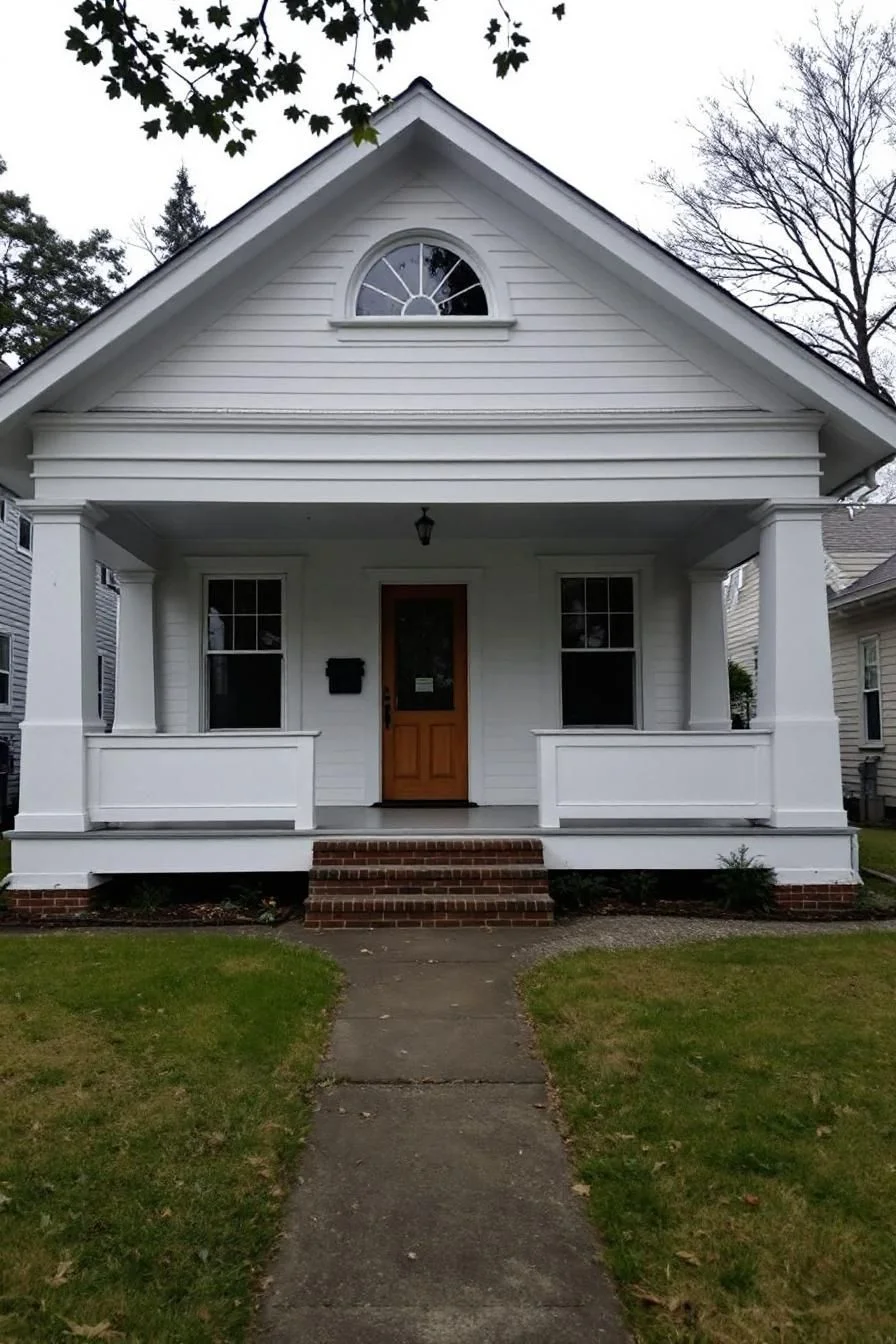 A Bungalow with a Charming Porch