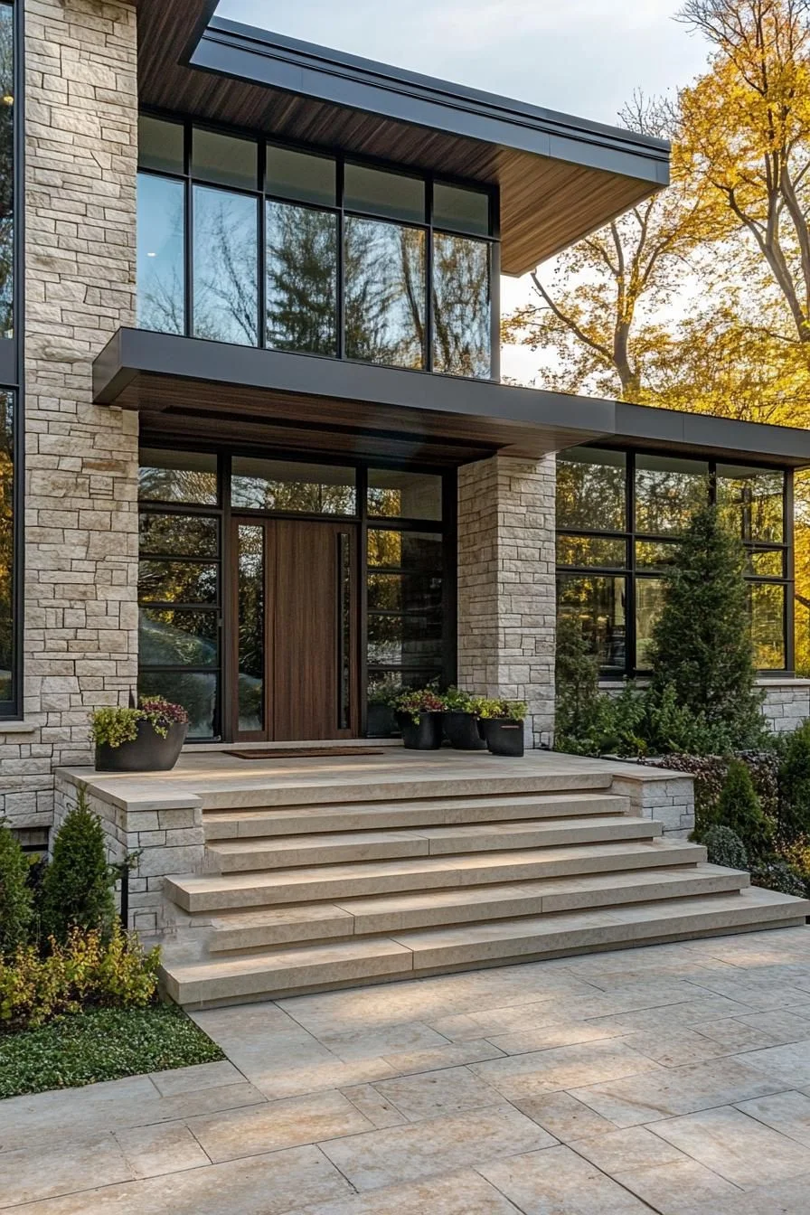 Stone-Clad Retreat With Contemporary Charm