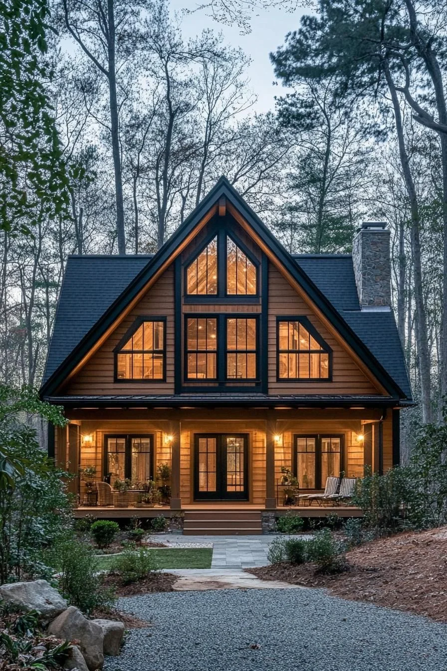 A Cozy A-Frame Getaway in the Pines