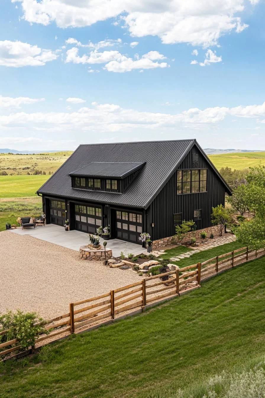 A Modern Barndominium Set in the Countryside