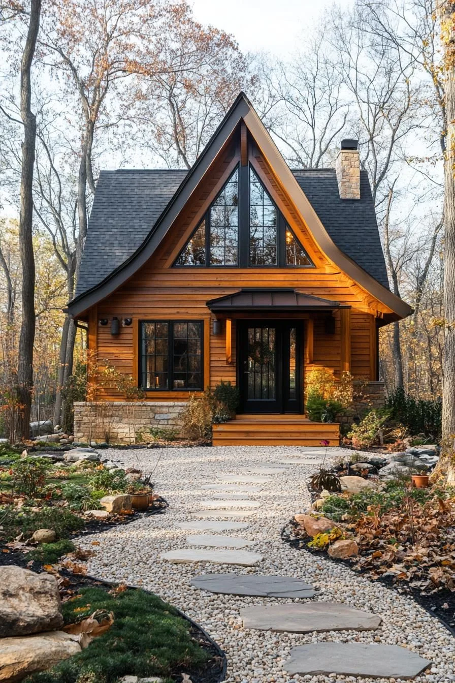 A Fairytale Timber A-Frame Cabin