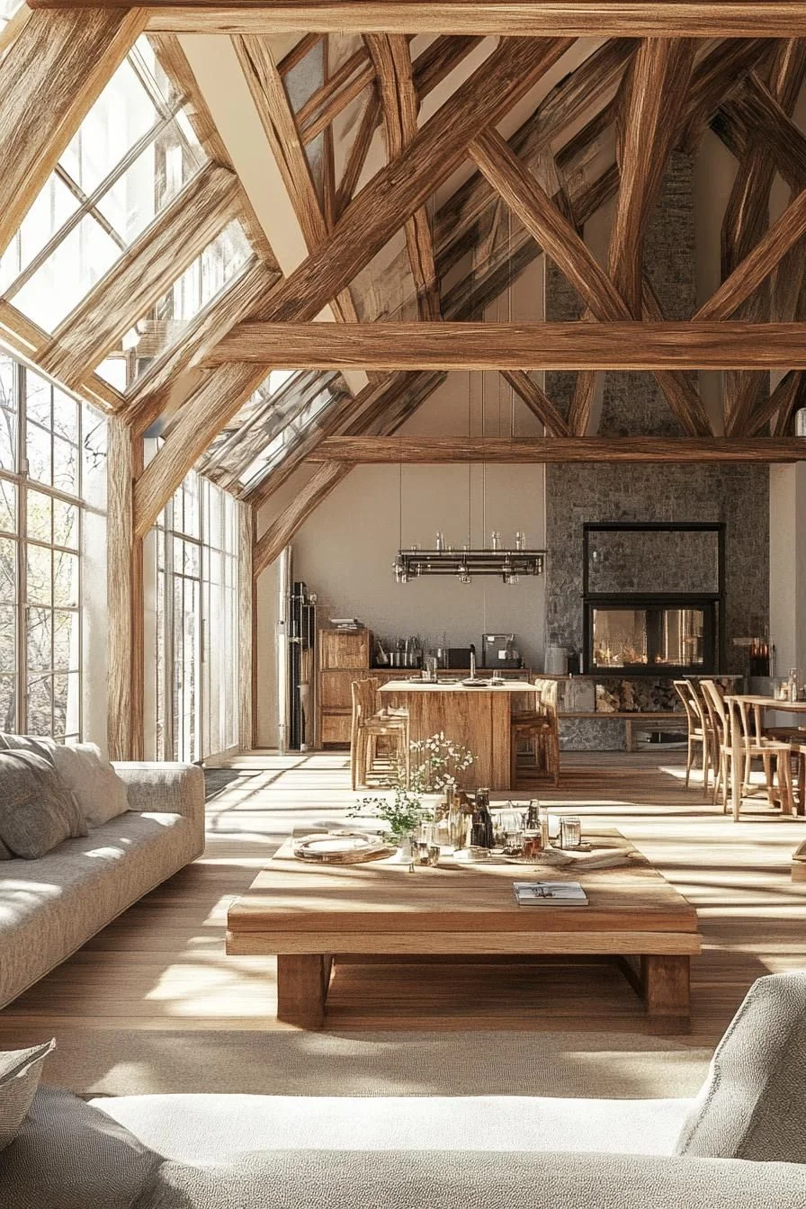 Rustic Elegance and Cozy Comfort Combined