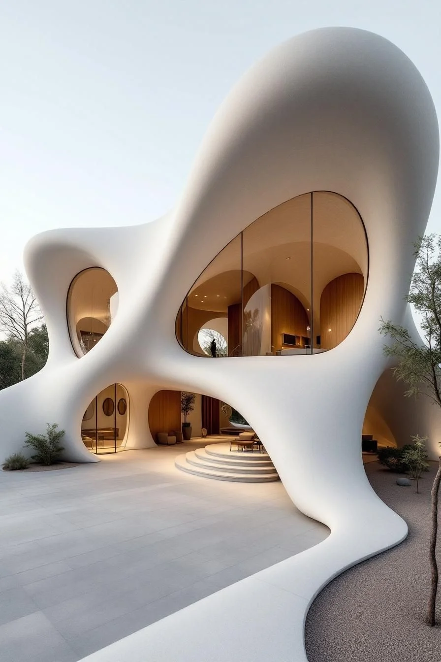 Sculpted Serenity: A Curved Symphony of Design