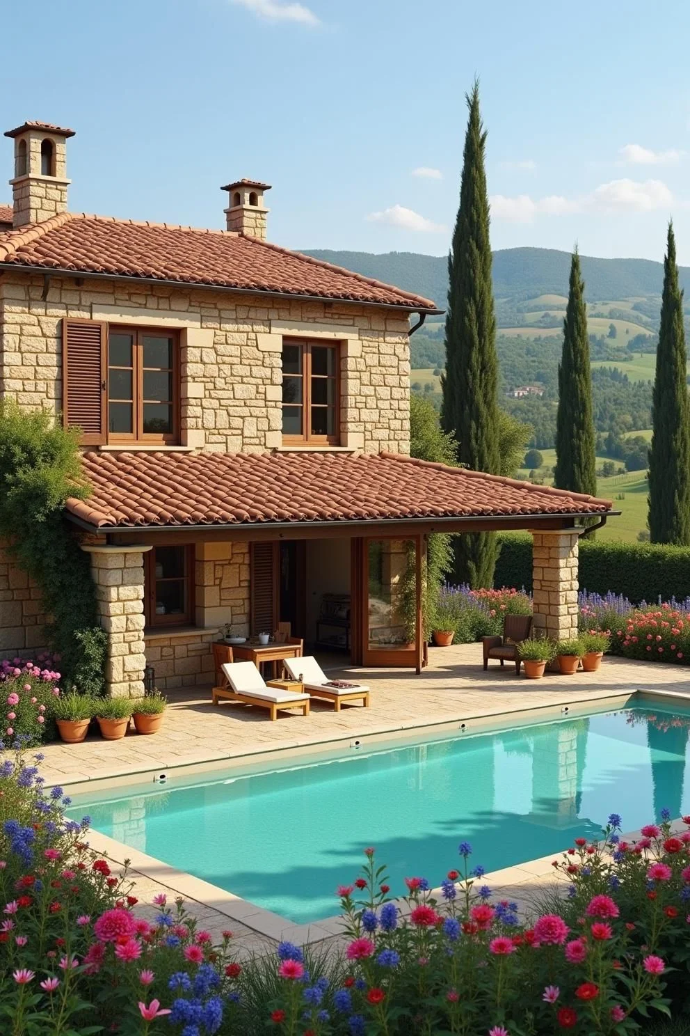 Sun-Drenched Villa in the Countryside