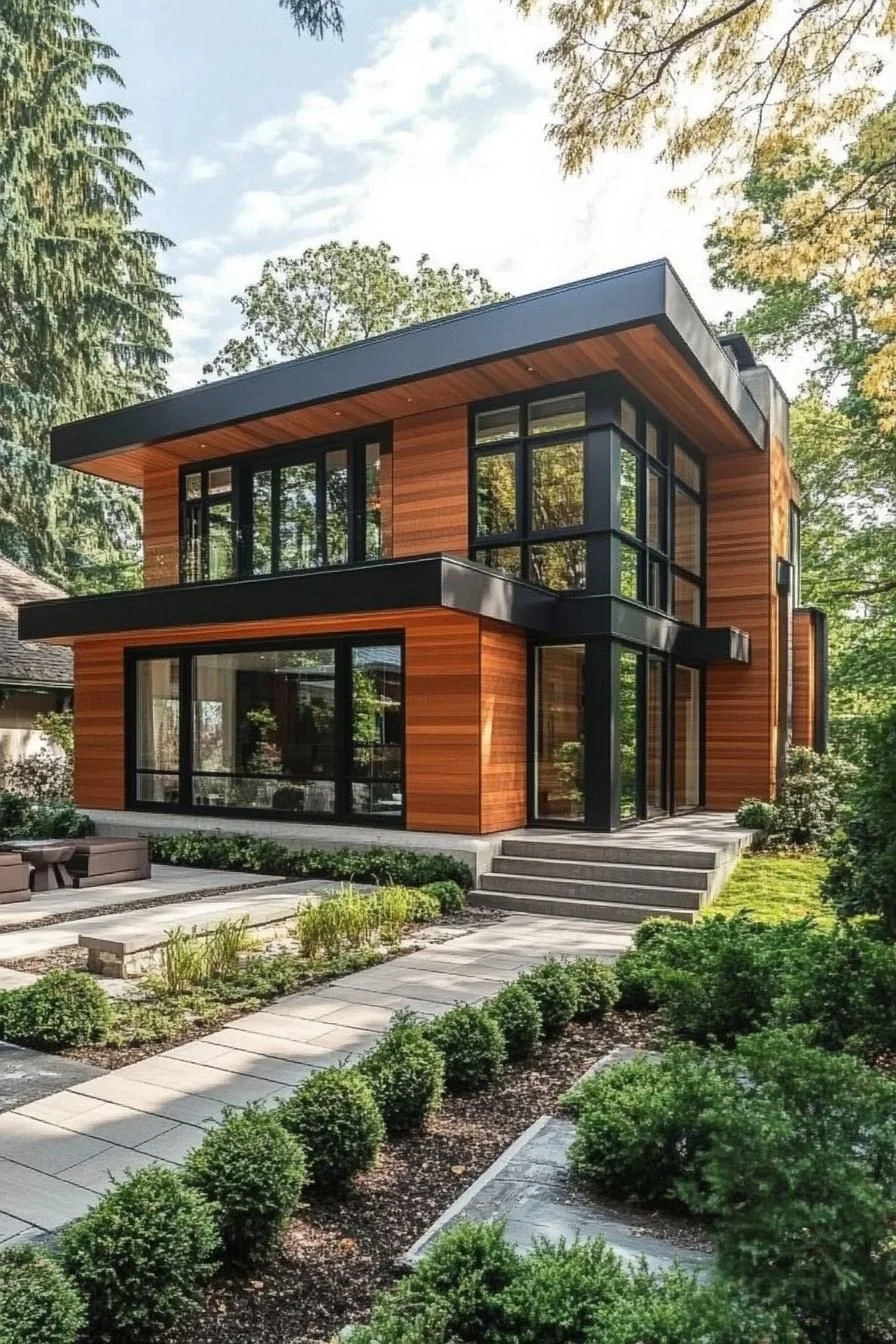 Modern Marvel: A Timber-Clad Vision