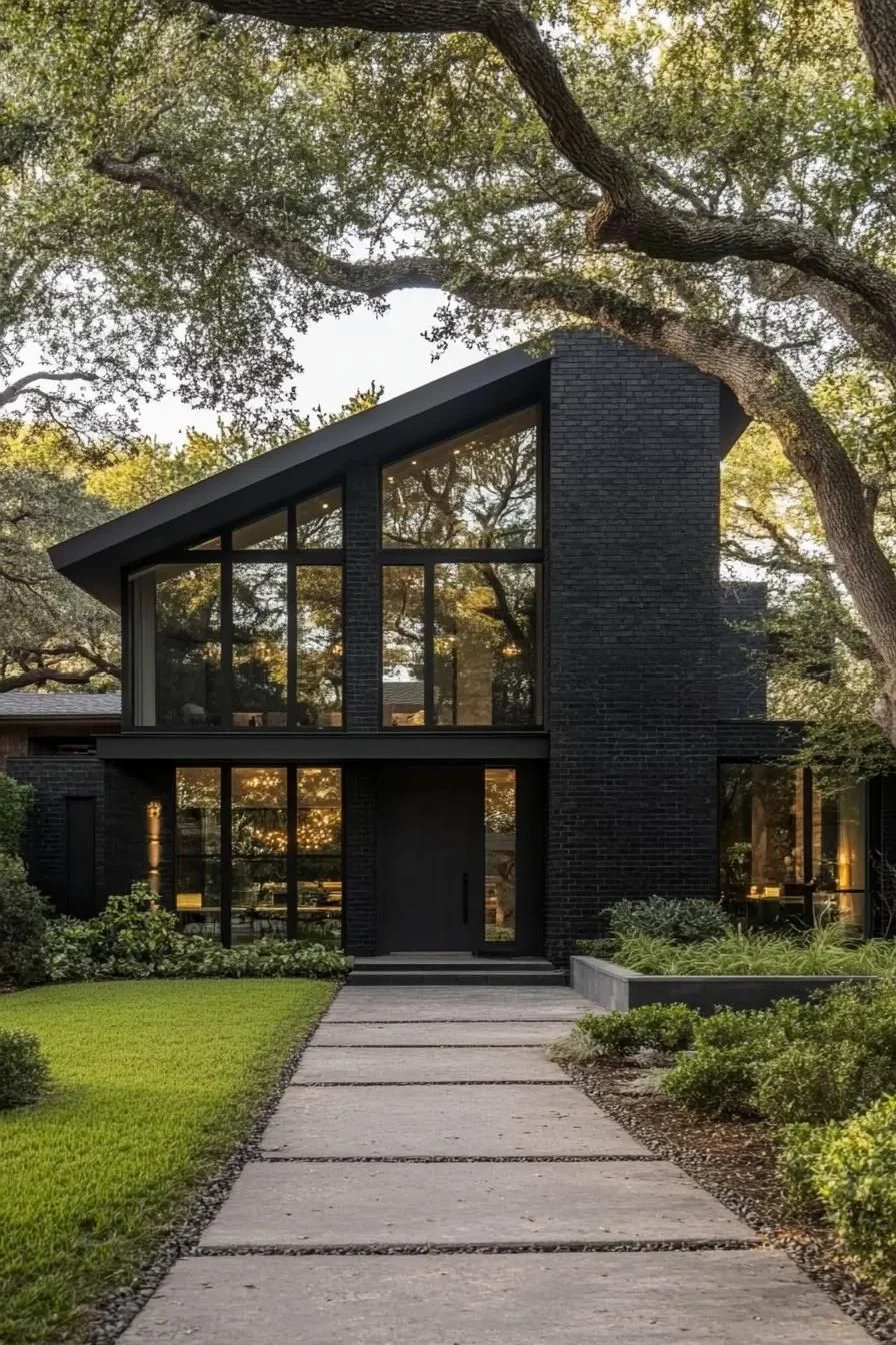 A Jet-Black Gem in a Leafy Lair