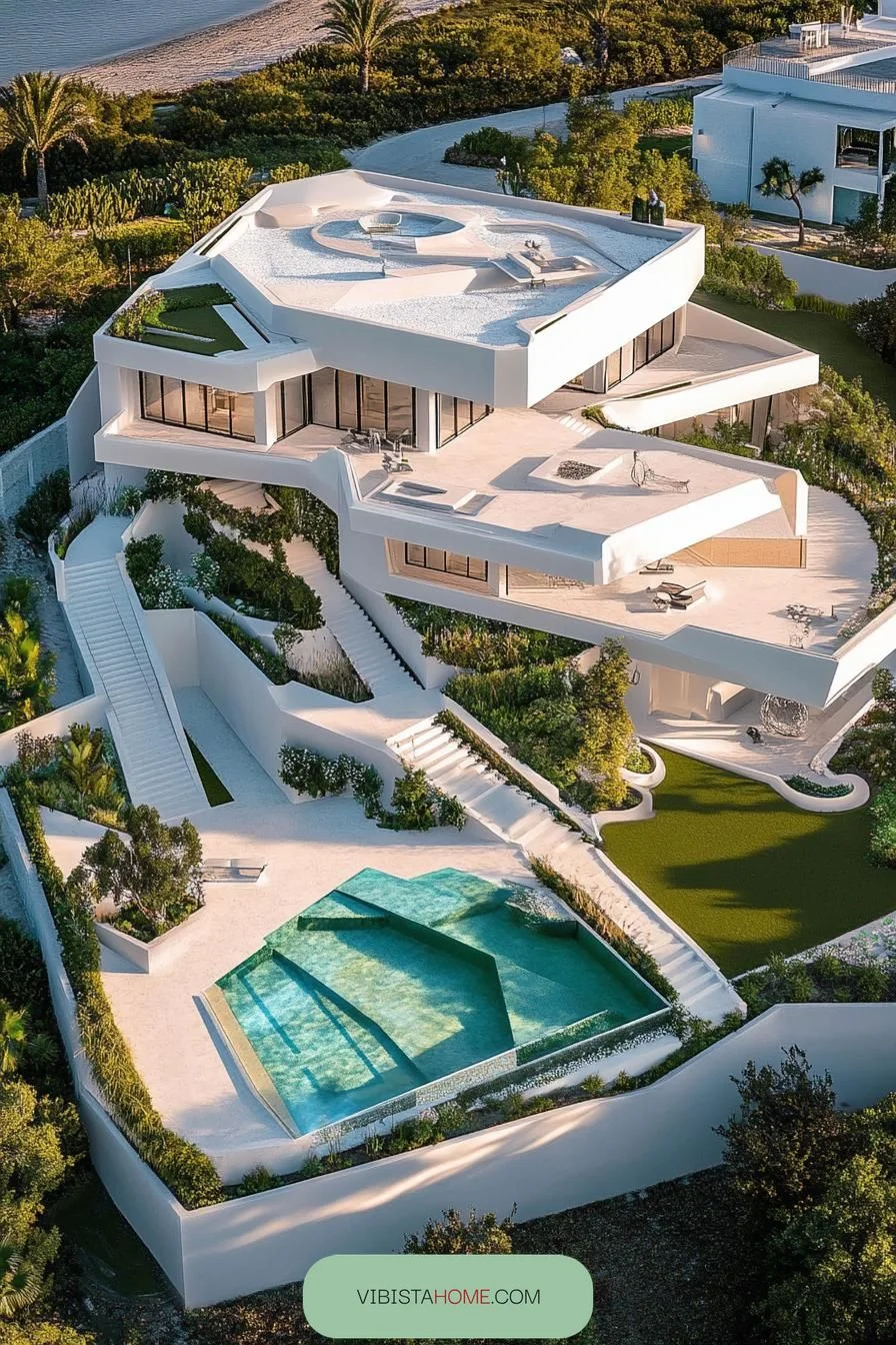 Minimalist Mansion With Infinity Pool Views - photo 2