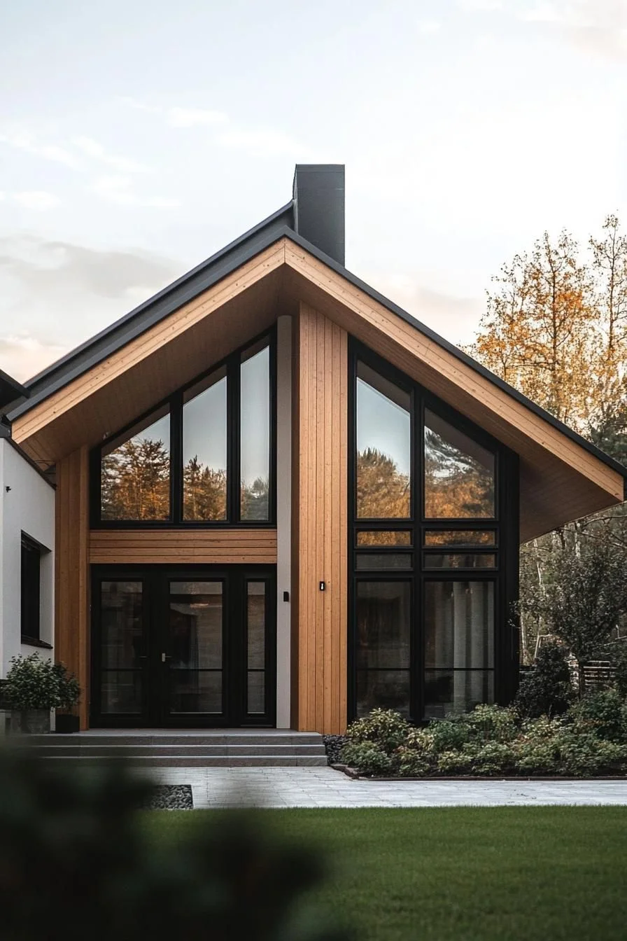 Wooden Wonder: A Chic Timber-Clad Home