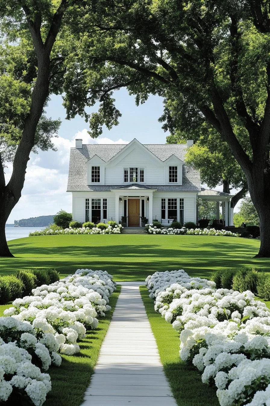 Coastal Charm Under Whispering Trees