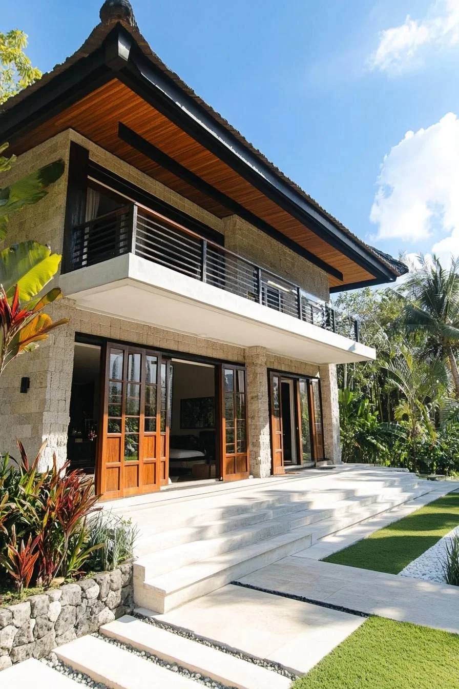 Breezy Stone Delight: A Sunny Bali Escape