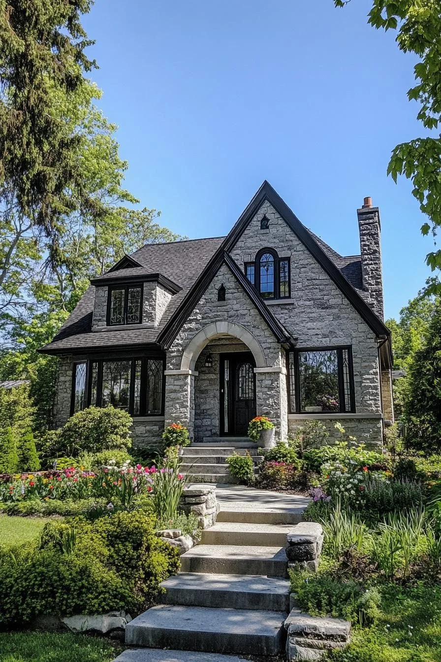 A Picture-Perfect Stone Home