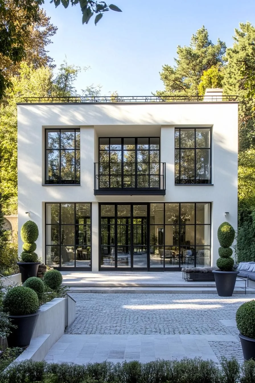 Sleek Parisian Cube-Style Home