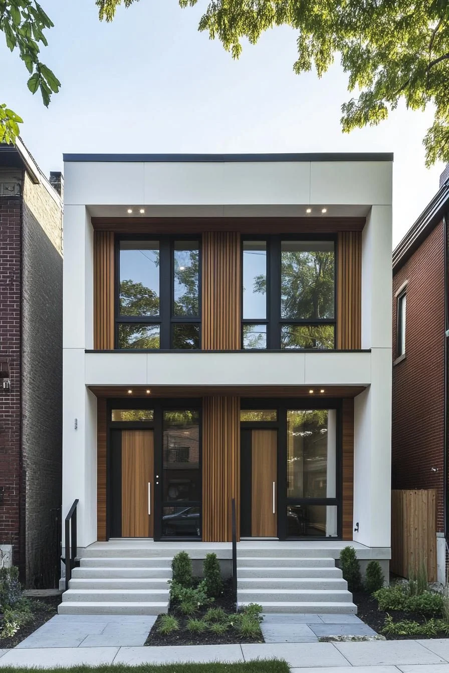 Cubist Twin Terrace Duplex