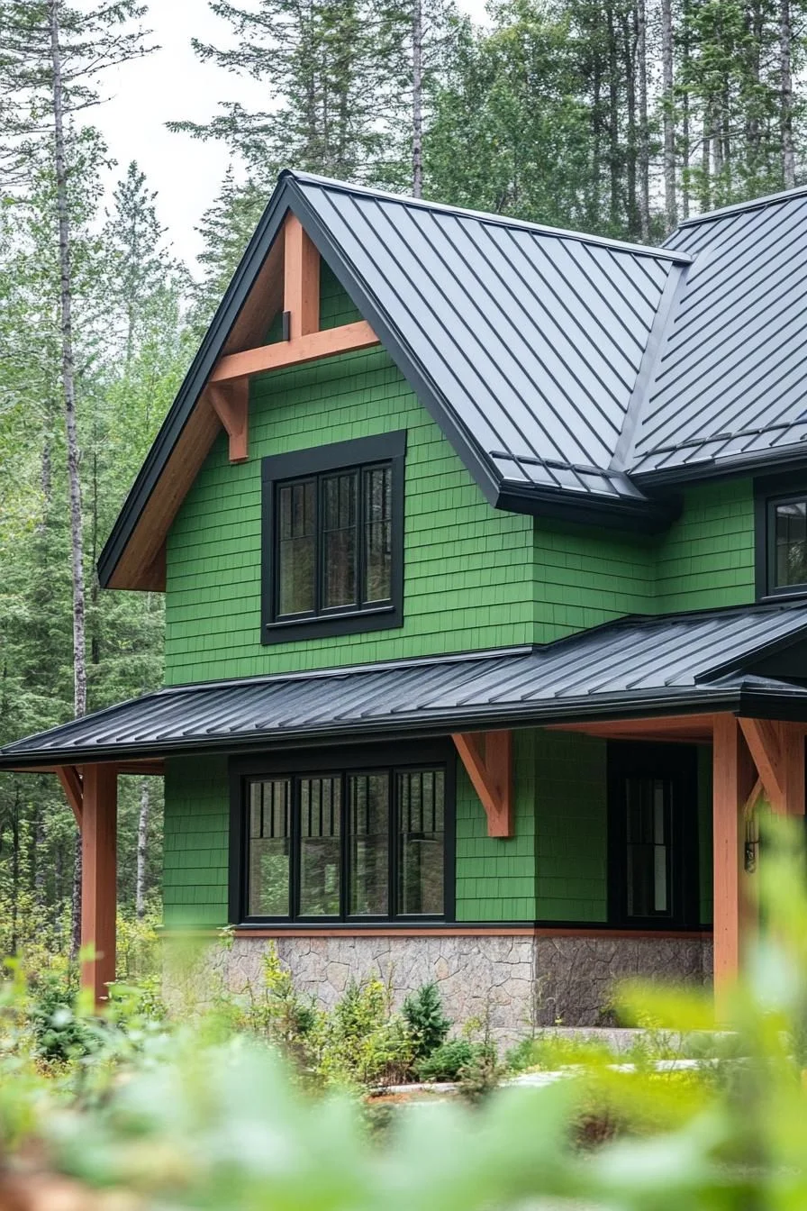 A Scandinavian Modern House Hidden in the Woods