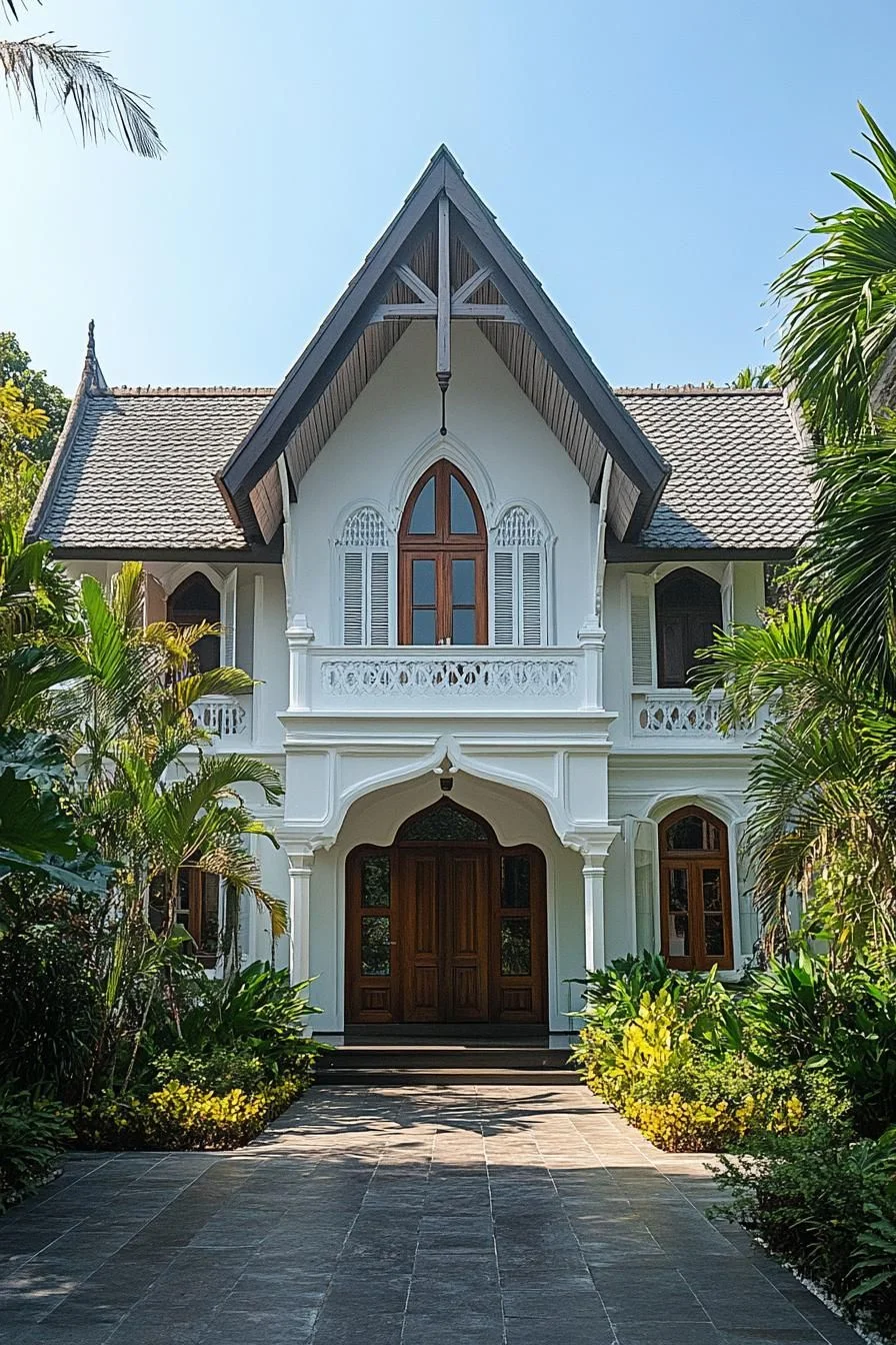 A Peaceful Colonial-Style Tropical Home
