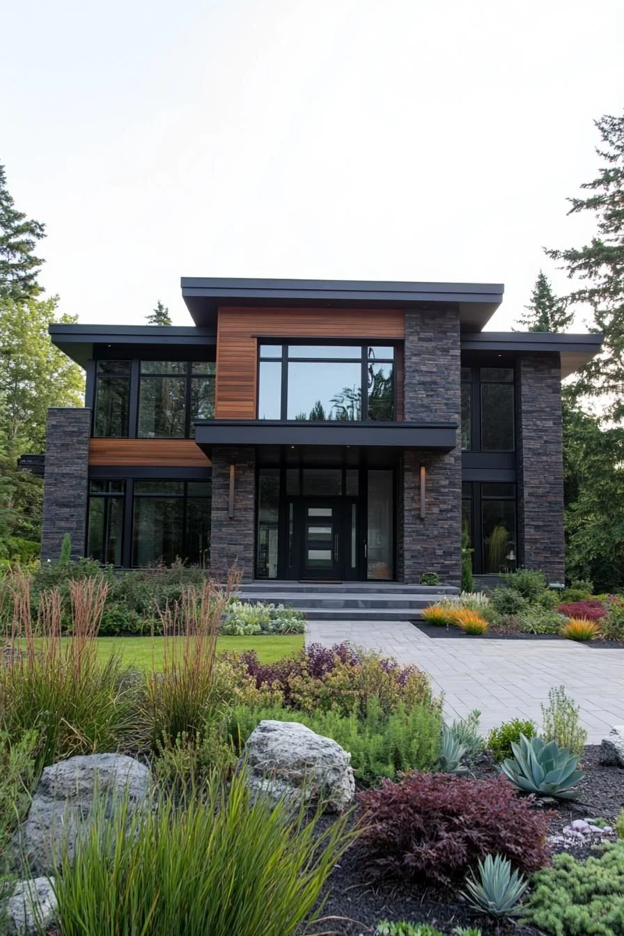 Greenery-Wrapped Modern Marvel
