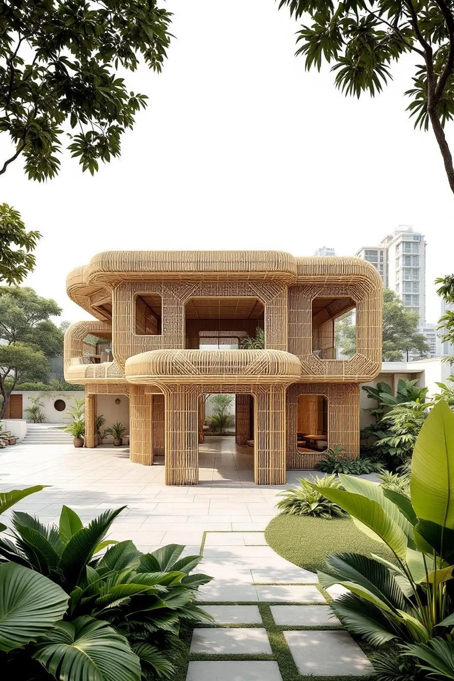 Bamboo Enchantment: An Eco Dome Design