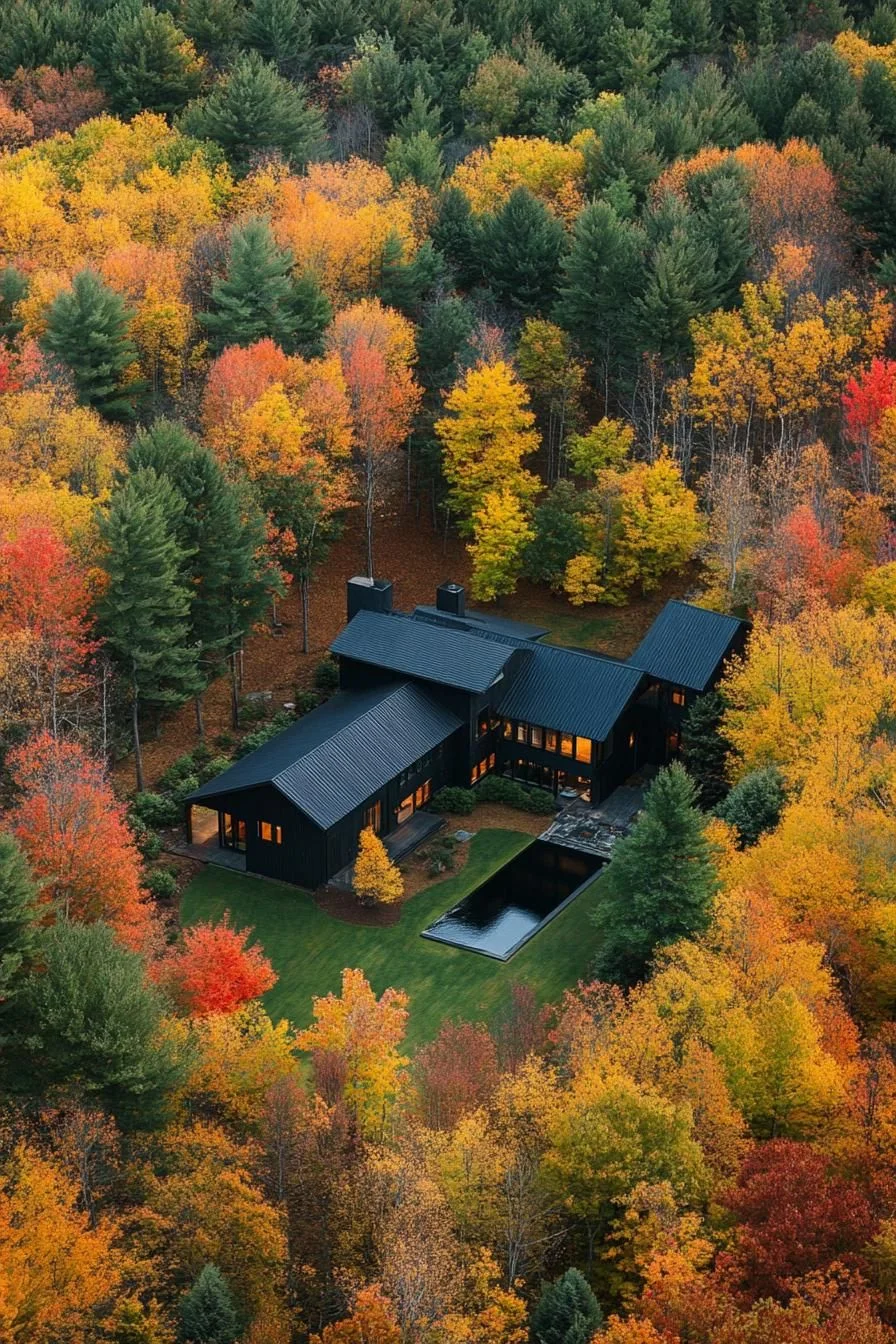 Hidden Retreat Tucked Into Autumn Color