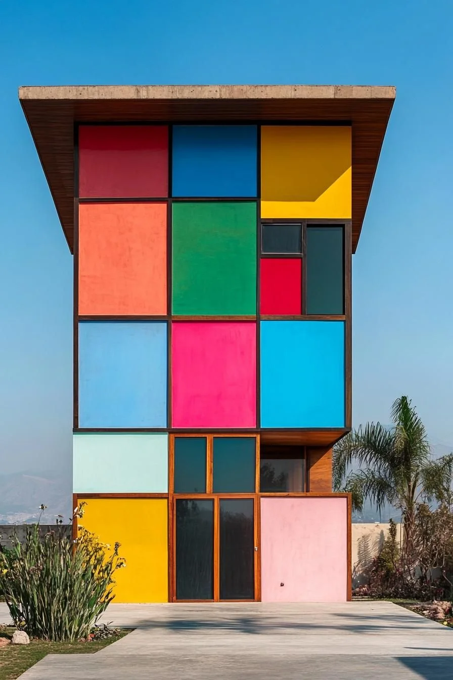 Color Block Cabana Design Ideas