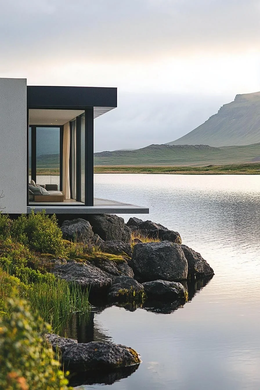 Sleek Modern Design on the Lake