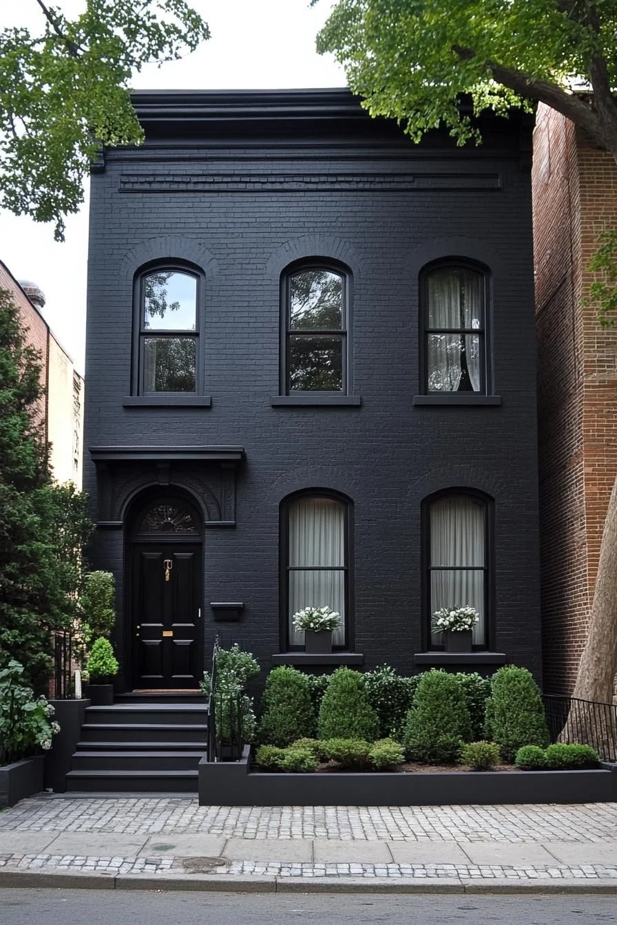An Ebony Enclave With Urban Flair