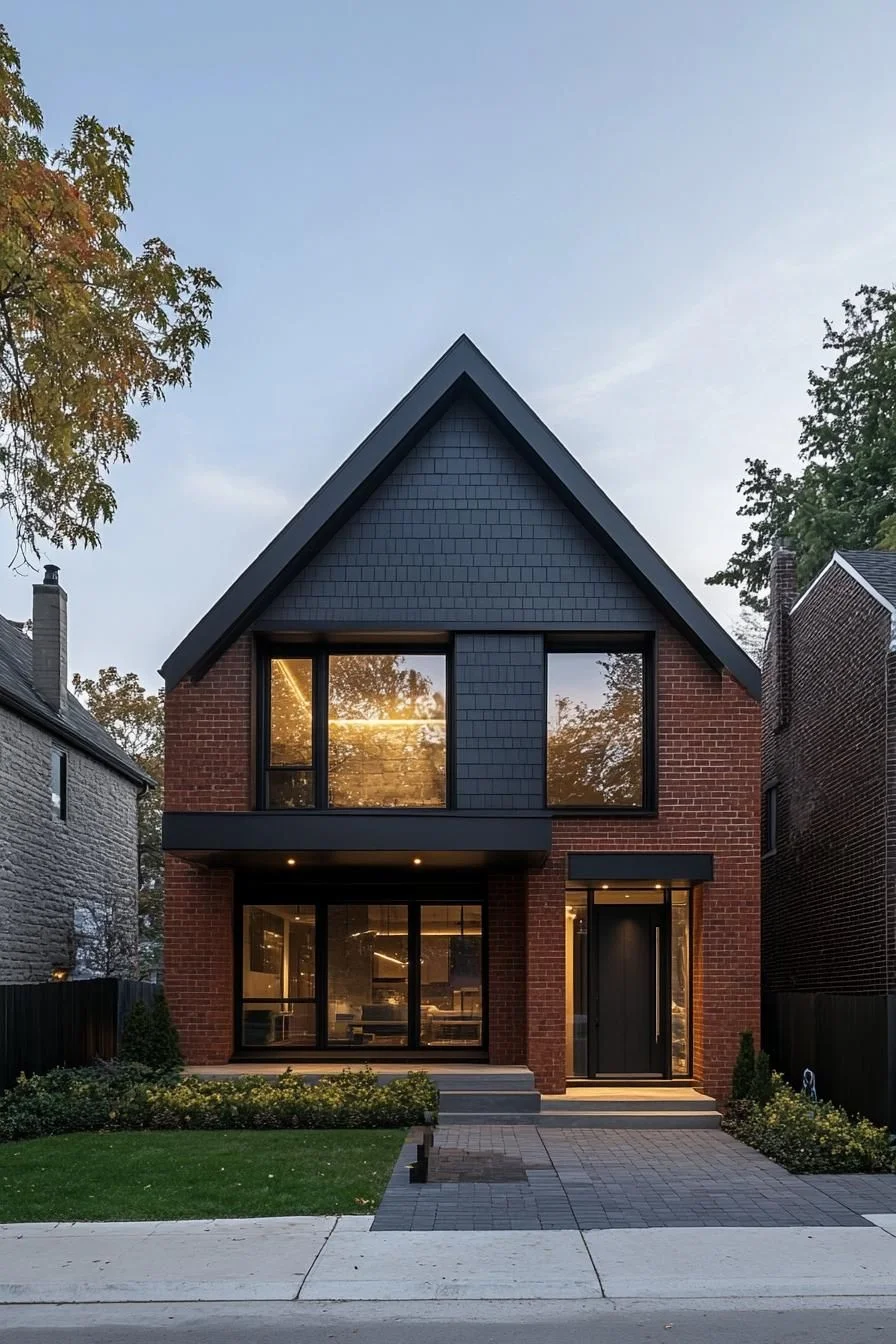 Suburban Glory in Brick and Gable