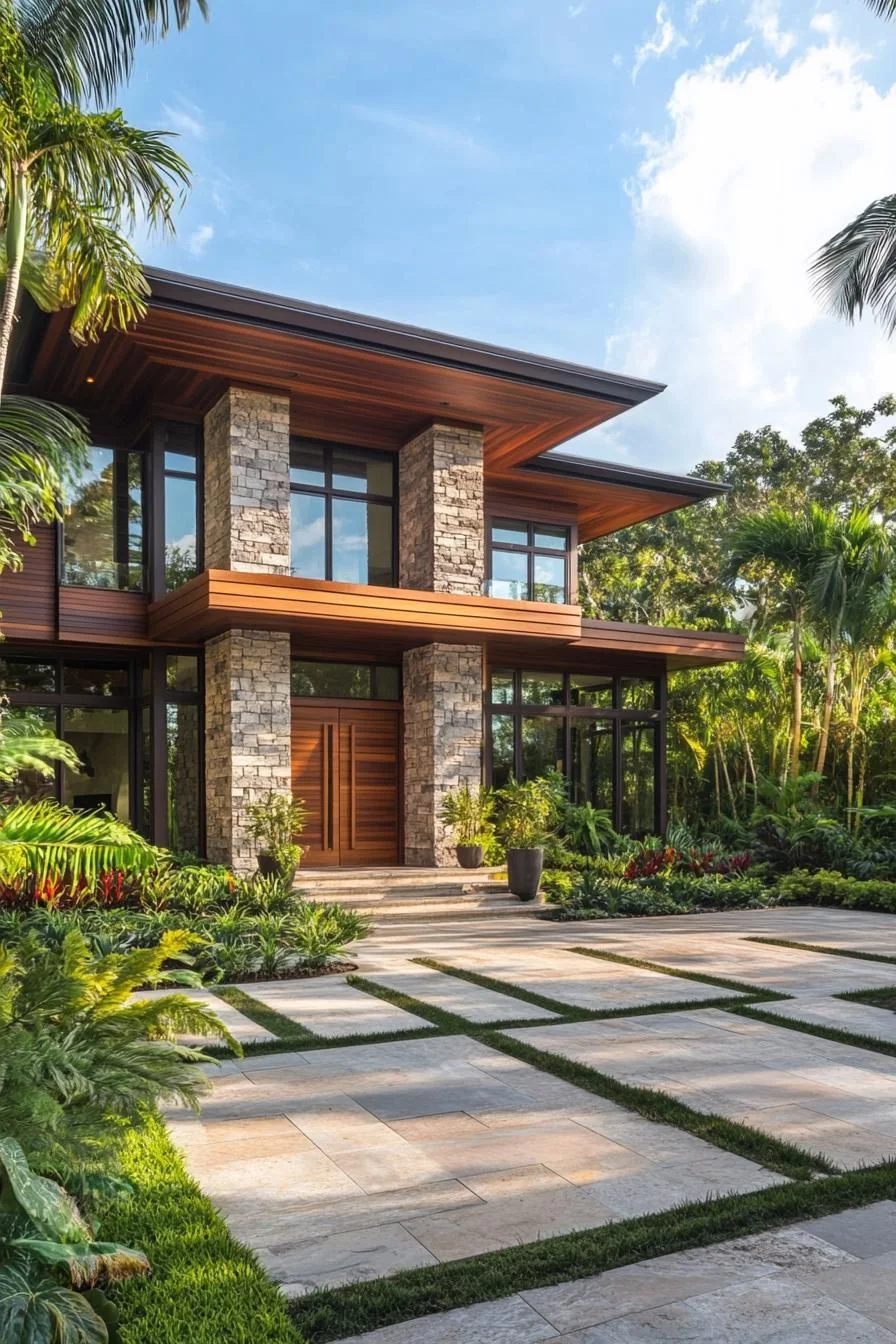 A Stone and Timber Tropical Retreat