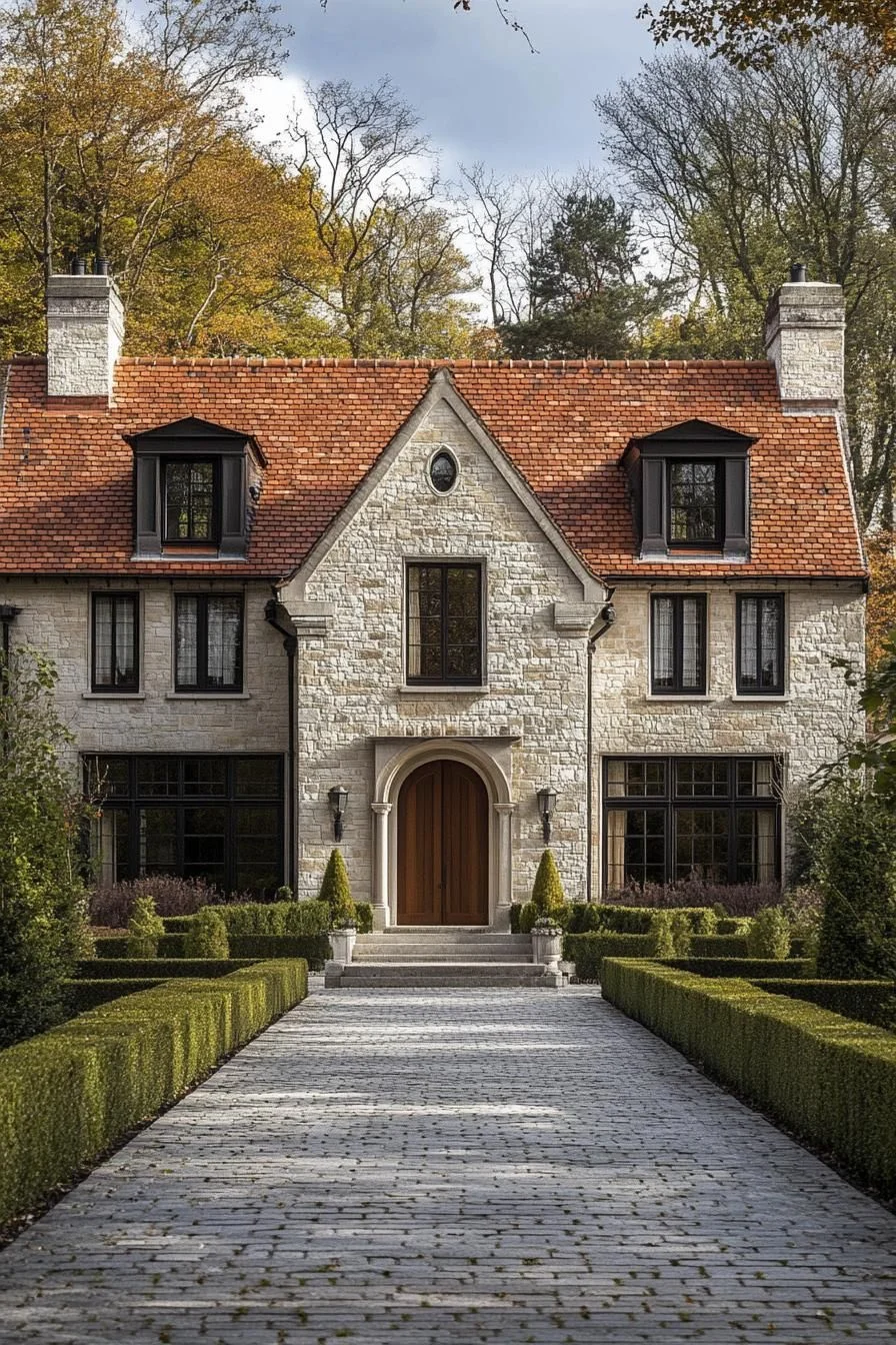 A Chic Estate in Russet Tones