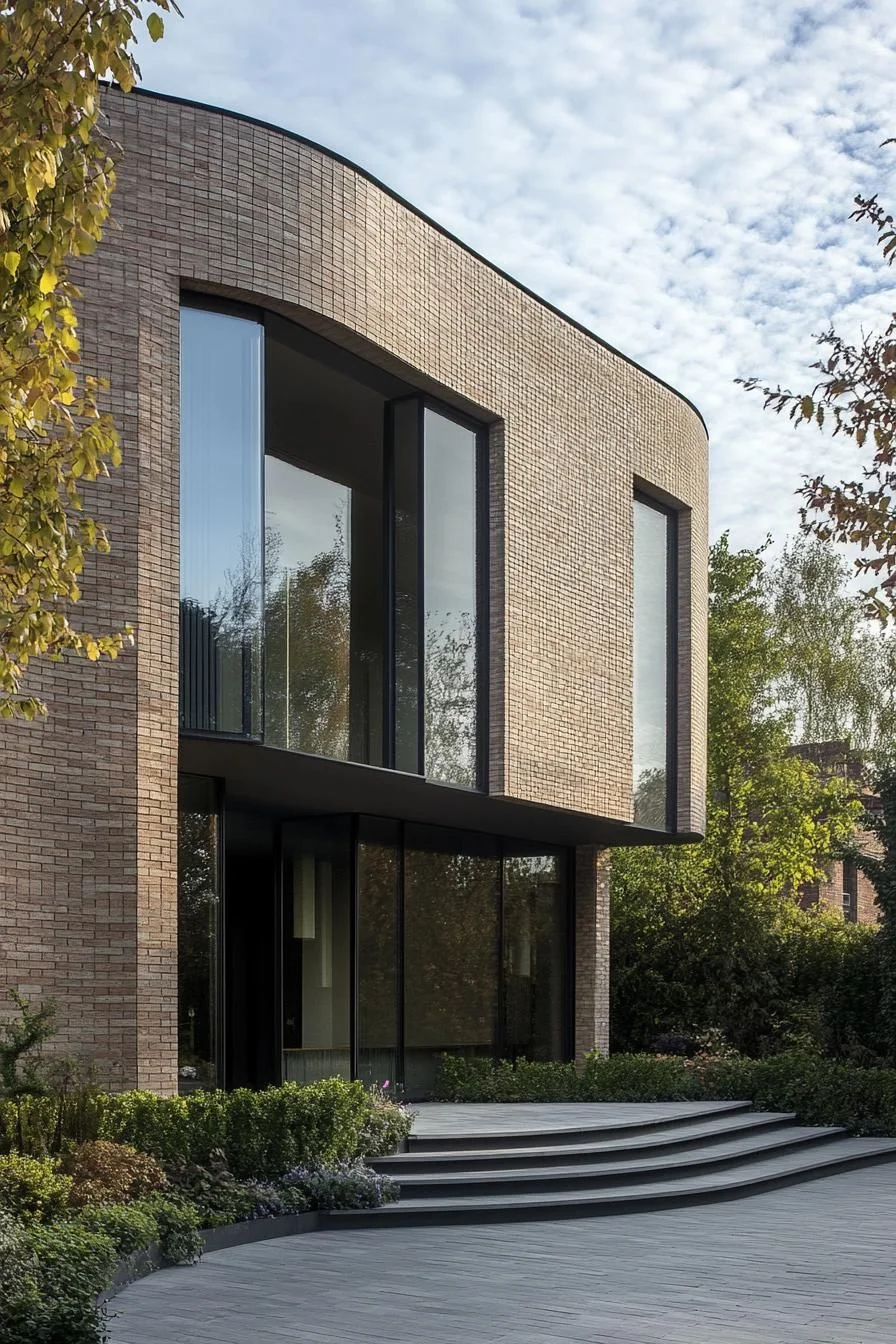 Brick Facades That Blur the Horizon