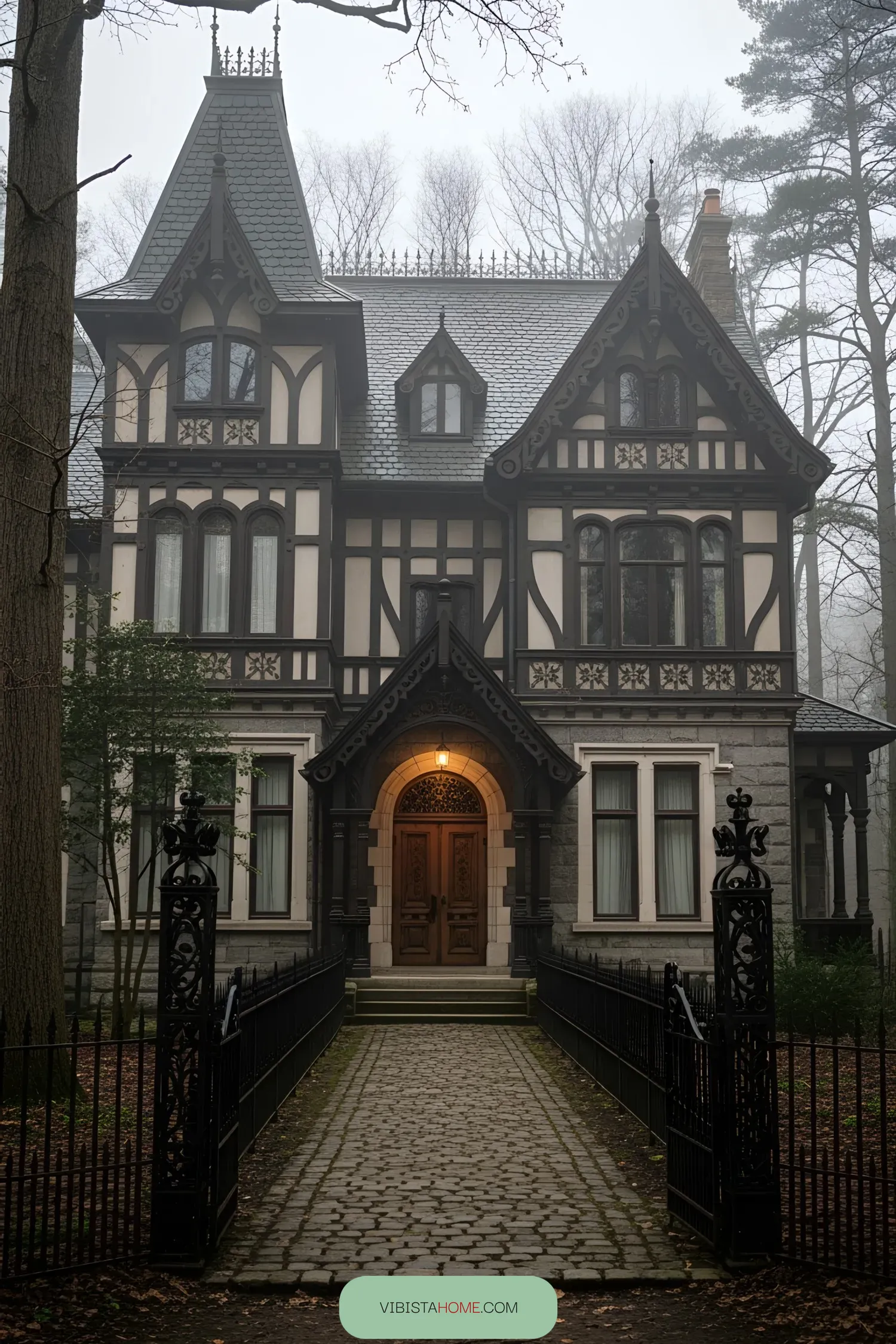 Darkened Estate: Enigmatic Victorian Charm