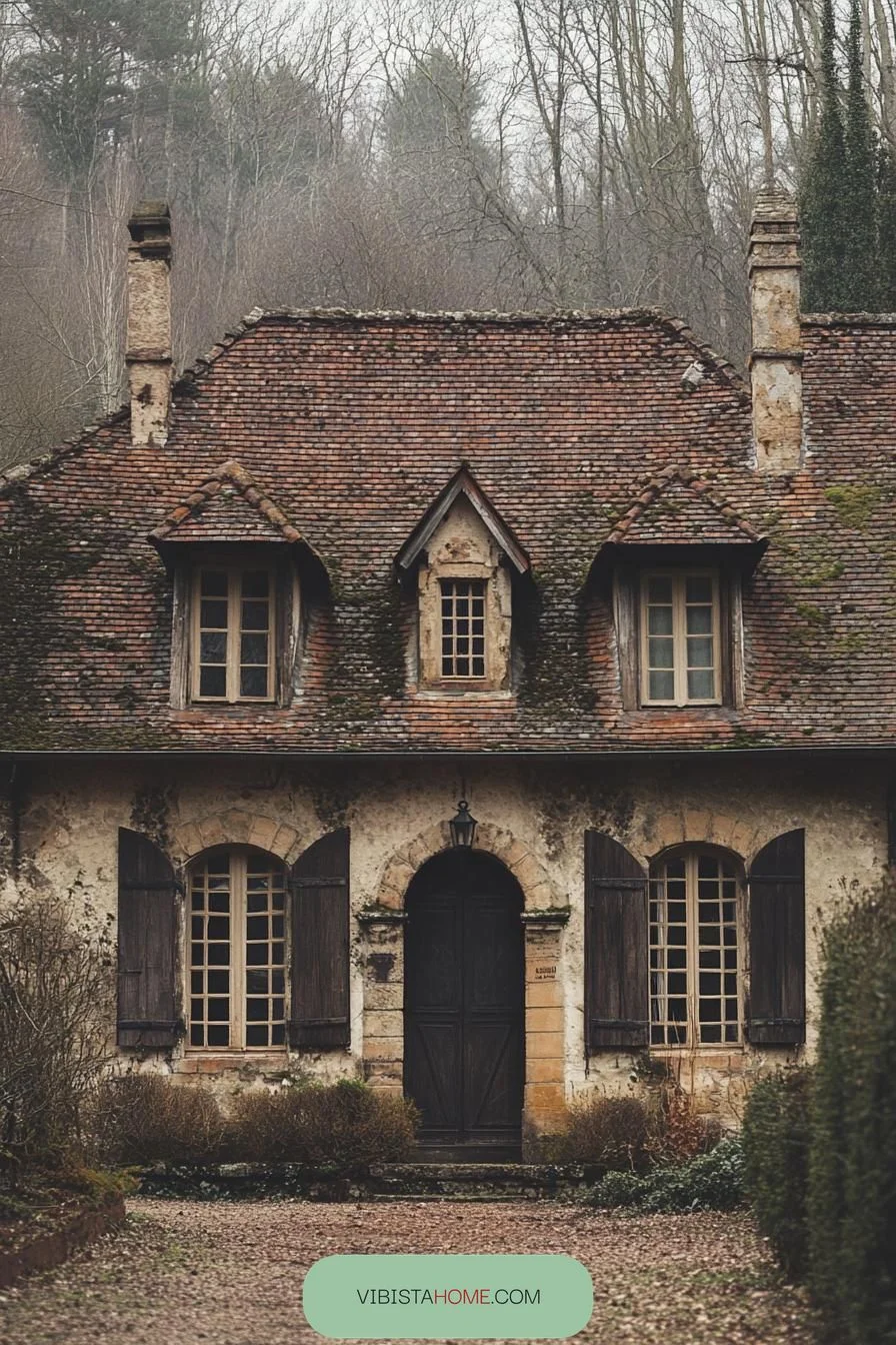 Chimney Cottage Draped in Moss