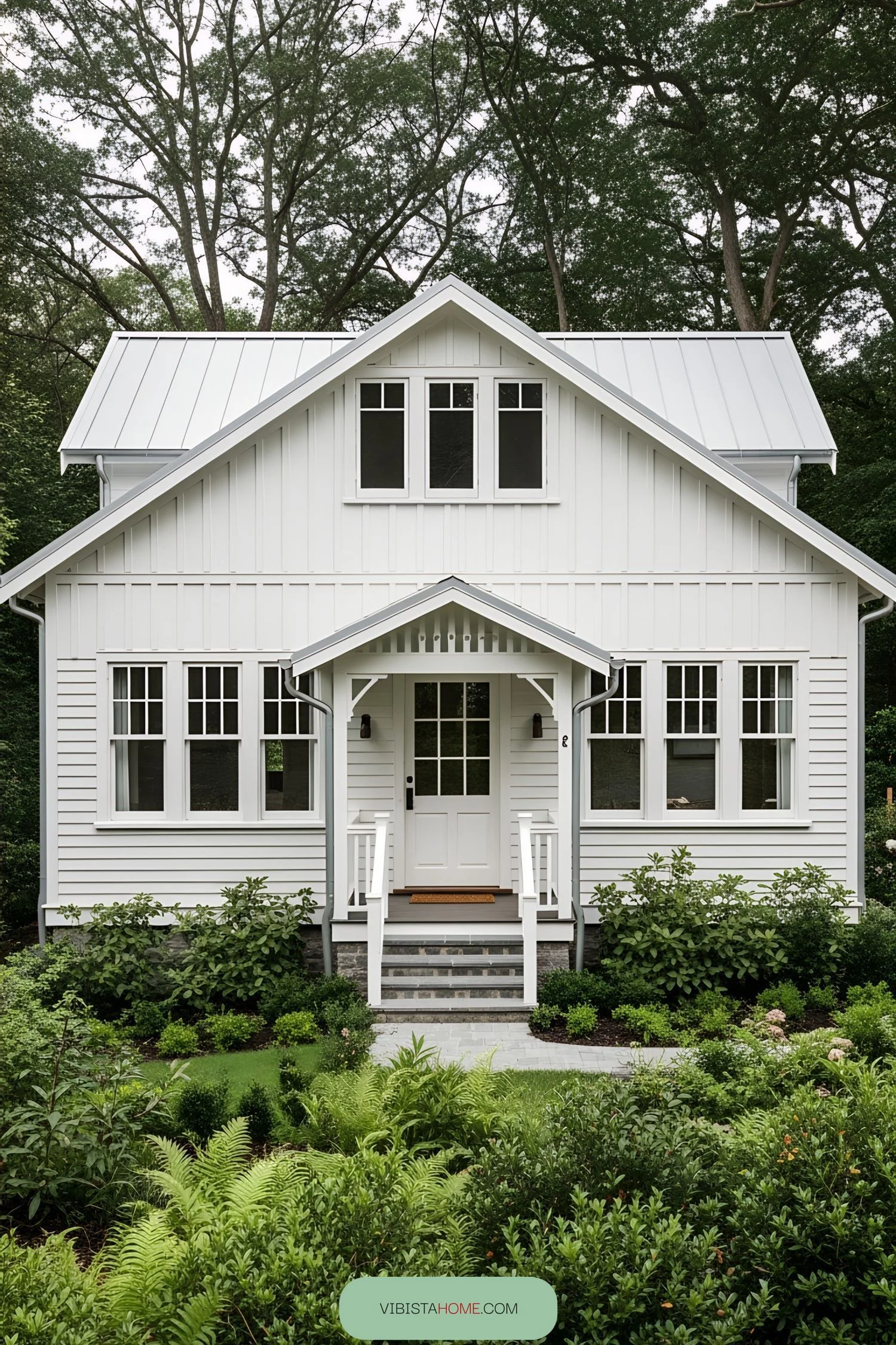 Sharp Style Meets Cozy White Charm