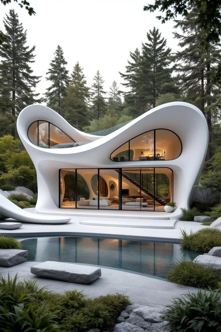 A Curved Cloud Castle Hints at Tomorrow