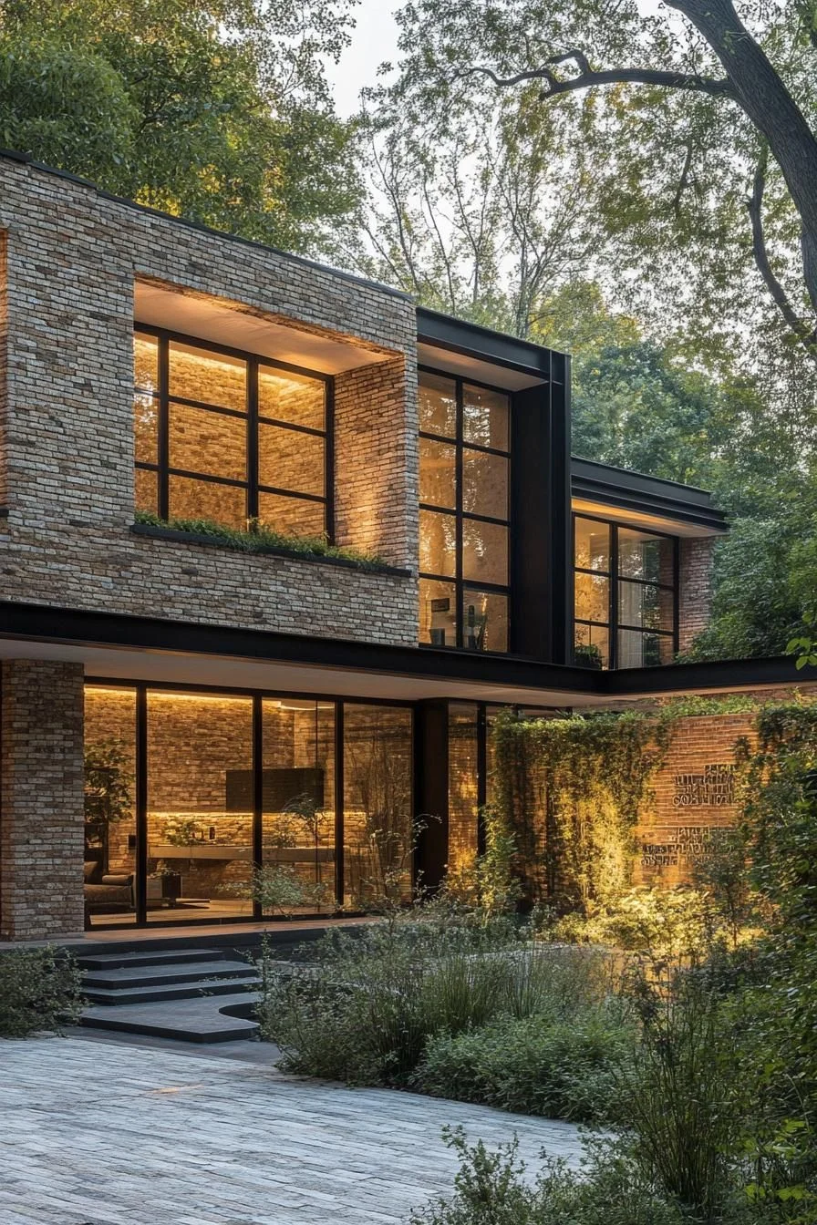Brick Hideaway Surrounded by Greenery