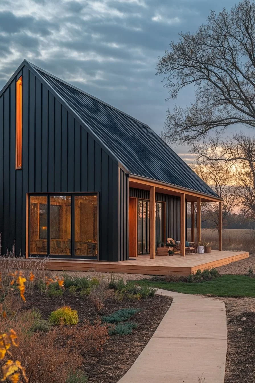 A Steel Homestead That Greets the Sunrise