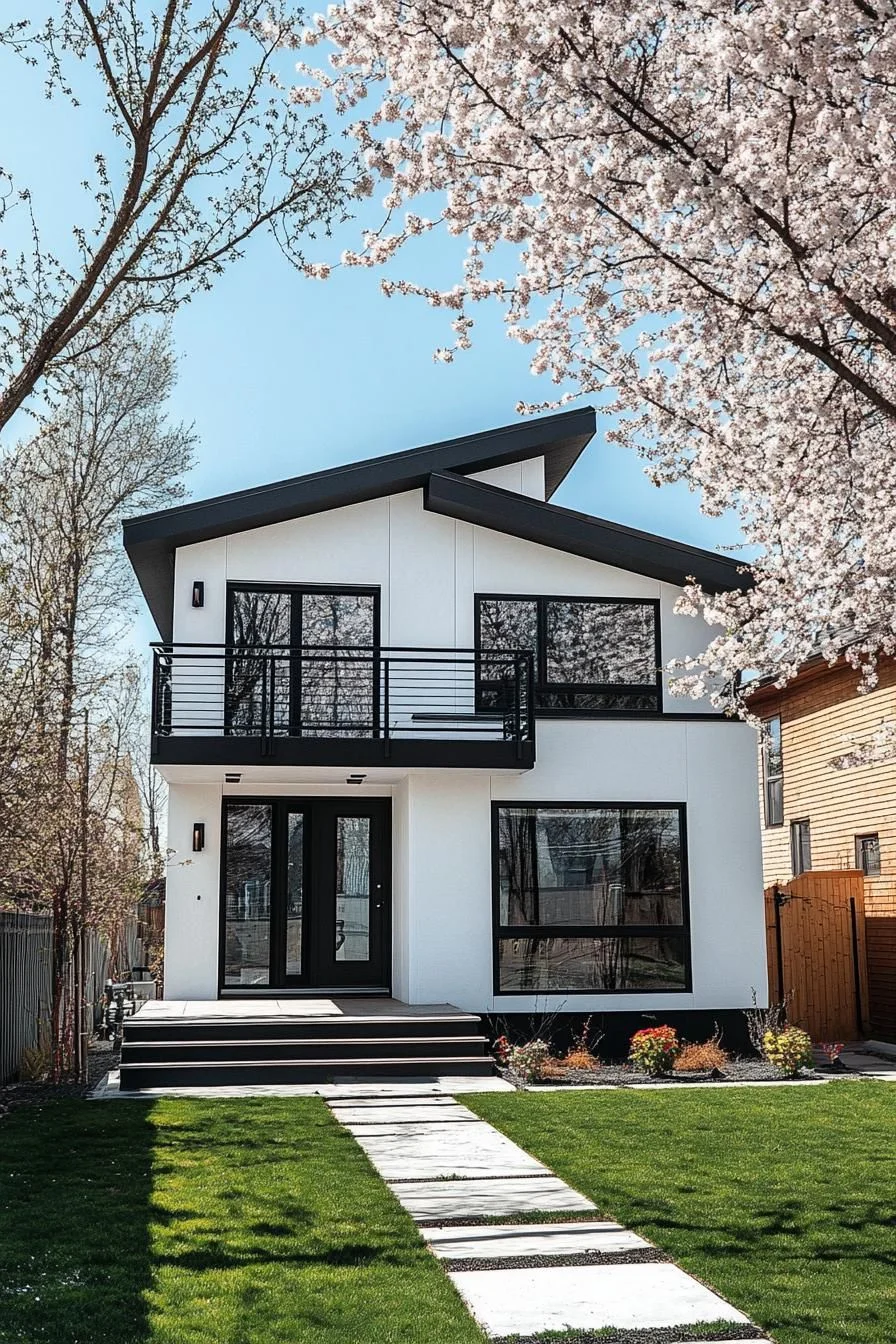 Modern White Dream House Design